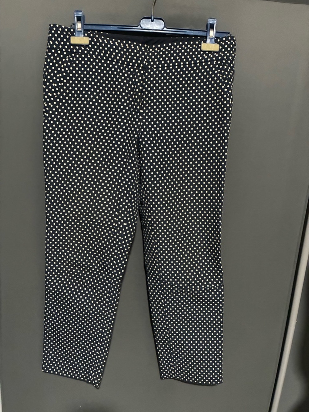 Tory Burch Navy Polka Dot Pants